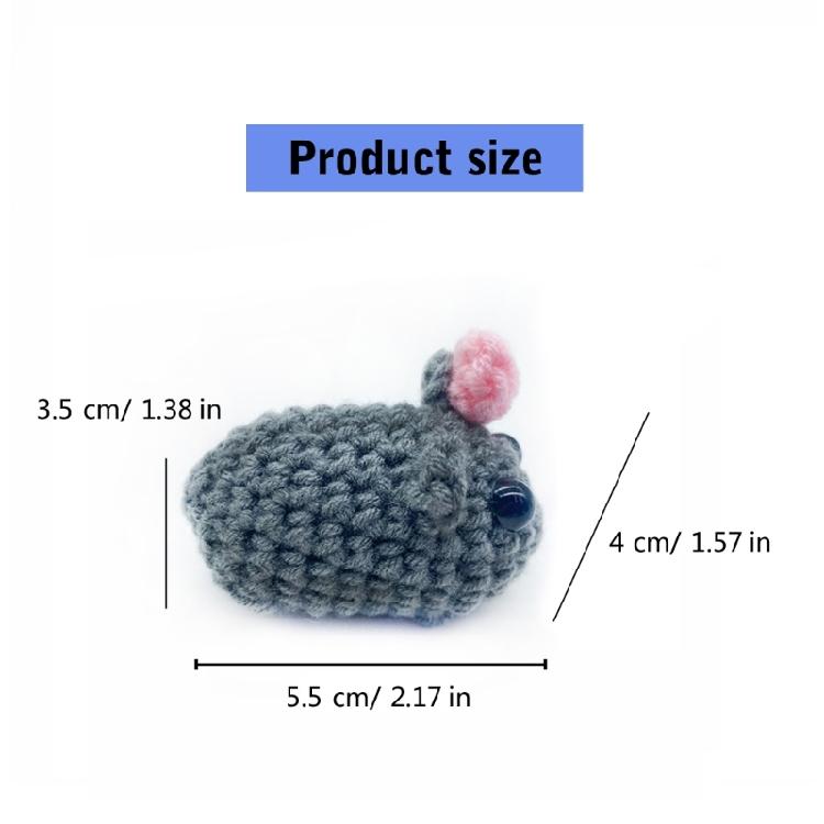 Multipurpose Sad Hamster Couple Keychain Charm Pendant 2 Pack, Handmade Crochet, Unique Accessory For Bags And Keys