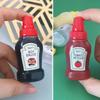 Mini Sauce Bottle Portable Condiment Squeeze Bottle Covered Salad Container Multifunctional Convenient Squeeze Sauce Bottle