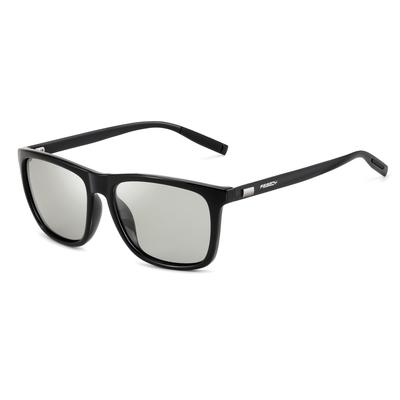 Lunettes de soleil photochromiques polarisées Feisedy pour hommes et femmes - Élégantes, légères, populaires, protection UV400, adaptées à la conduite, à la pêche et