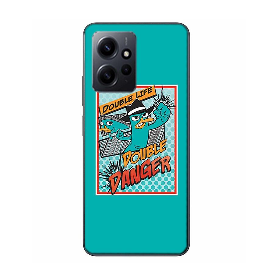 Cartoon Perry The Platypus Phone Case For Redmi 12 13C 12C 15C 9 10 10C Note 13 Pro Plus 14 15 Pro 9T 9C 9A TPU Soft Cover Clear