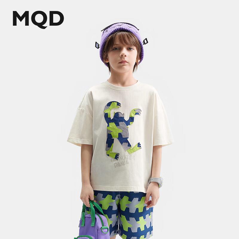MQD Boys  Cartoon Print Cotton Short Sleeve T-Shirt 100cm