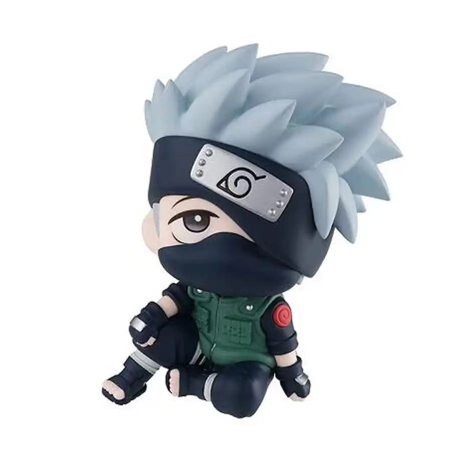 Anime Naruto Figure Uzumaki Naruto Kakashi Uchiha Sasuke Itachi Cute Q Figurals Action Figurine Model Toys Gift