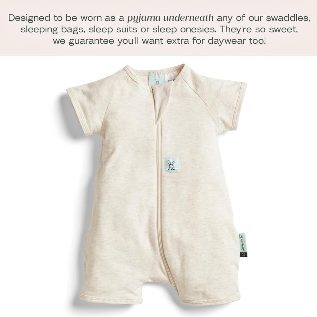 Ergo Pouch Layer Short Sleeve Short Sleeve Romper [ergoPouch] [Genuine Product] 0.2TOG