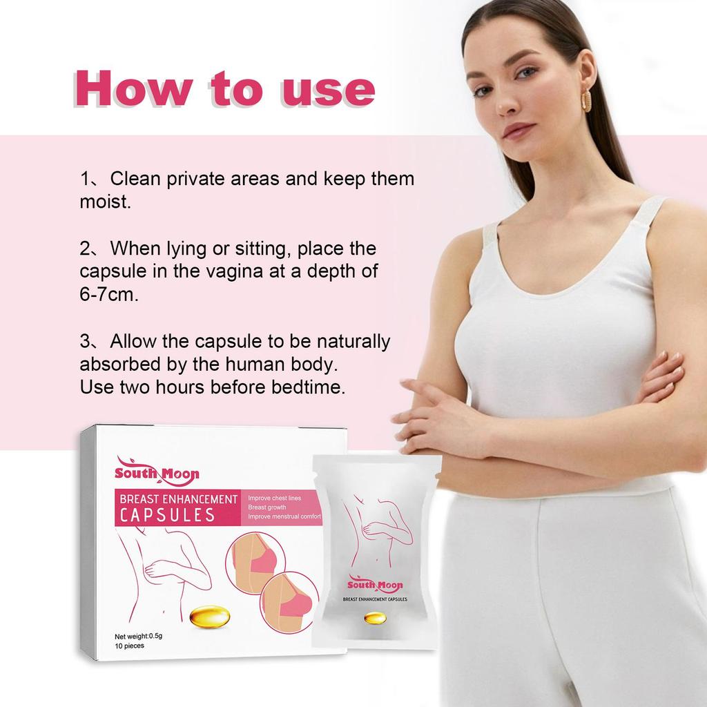 South Moon Bust Care Capsules Nourishing and Lifting Bust Firming Care Capsules