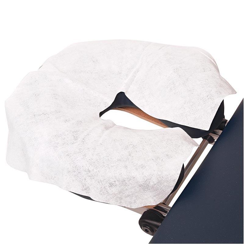 Disposable Non-Woven U Type Headrest Pillow Spa Salon Bed Table Paper Beauty Massage Face Cradle Head Rest Covers