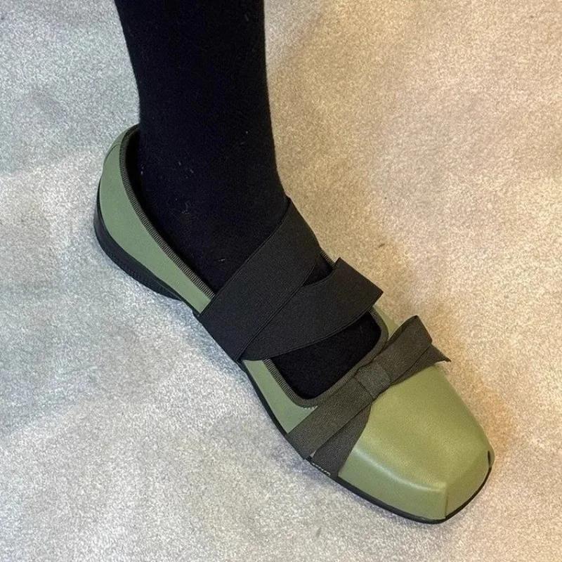 Fashion Women's Ballet Flats Shoes Woman Spring Summer 2024 Casual Sneakers Sandals Fashion Sabot Barefoot Ballerina Comfortable Elegant