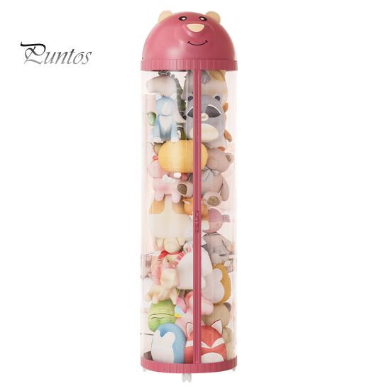 

Ведро для хранения плюшевых игрушек, органайзер, прозрачная трубка, застежка-молния, большая емкость, держатель для демонстрации мягких игрушек L