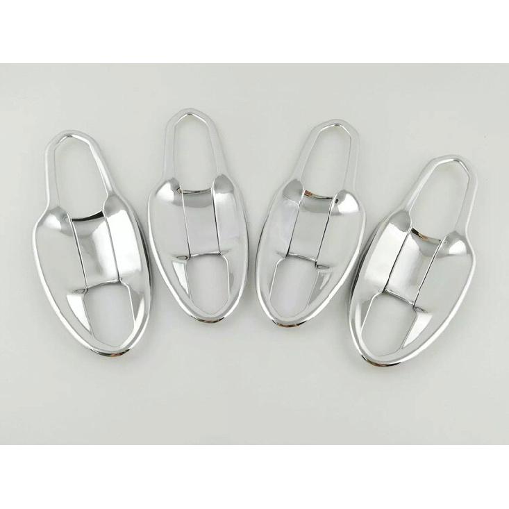 8PCS ABS Chrome Door Handle Bowl Trim Cover For  Cadillac XT5 2016-