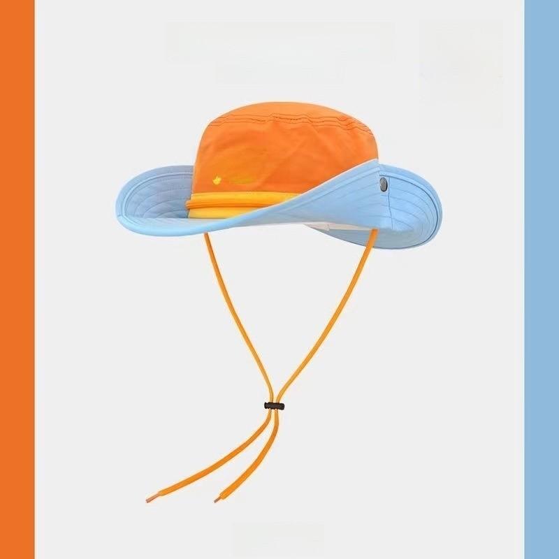 Style Vintage Patchwork Fisherman Hat With Sun Protection For Outdoor Activities