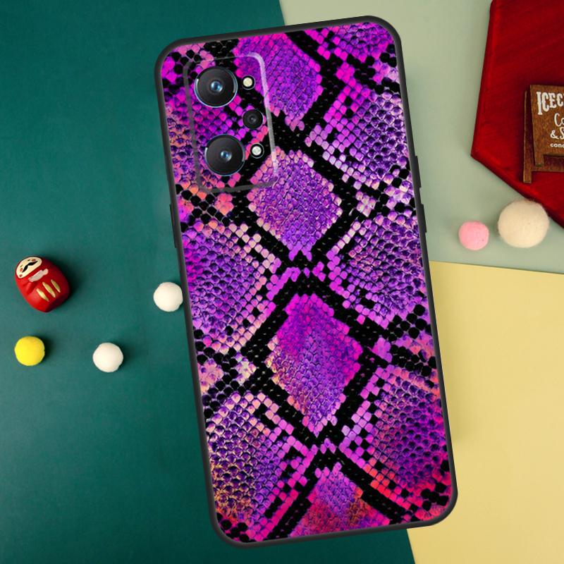 Snake Skin For Realme 12 11 Pro Plus 9 10 GT5 GT3 GT Neo5 C35 C31 C30 C33 C51 C53 C55 C25s C21Y Case