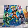 Naruto Print Flannel Blanket, Ultra Soft High Quality All Seasons Warm Throw, Home Decor Cozy Blanket, Perfect Christmas Gift