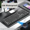 104 Tasten USB-Kabel-Tastatur Gaming-Tastatur Ergonomische Tastatur für PC Laptop Plug and Play