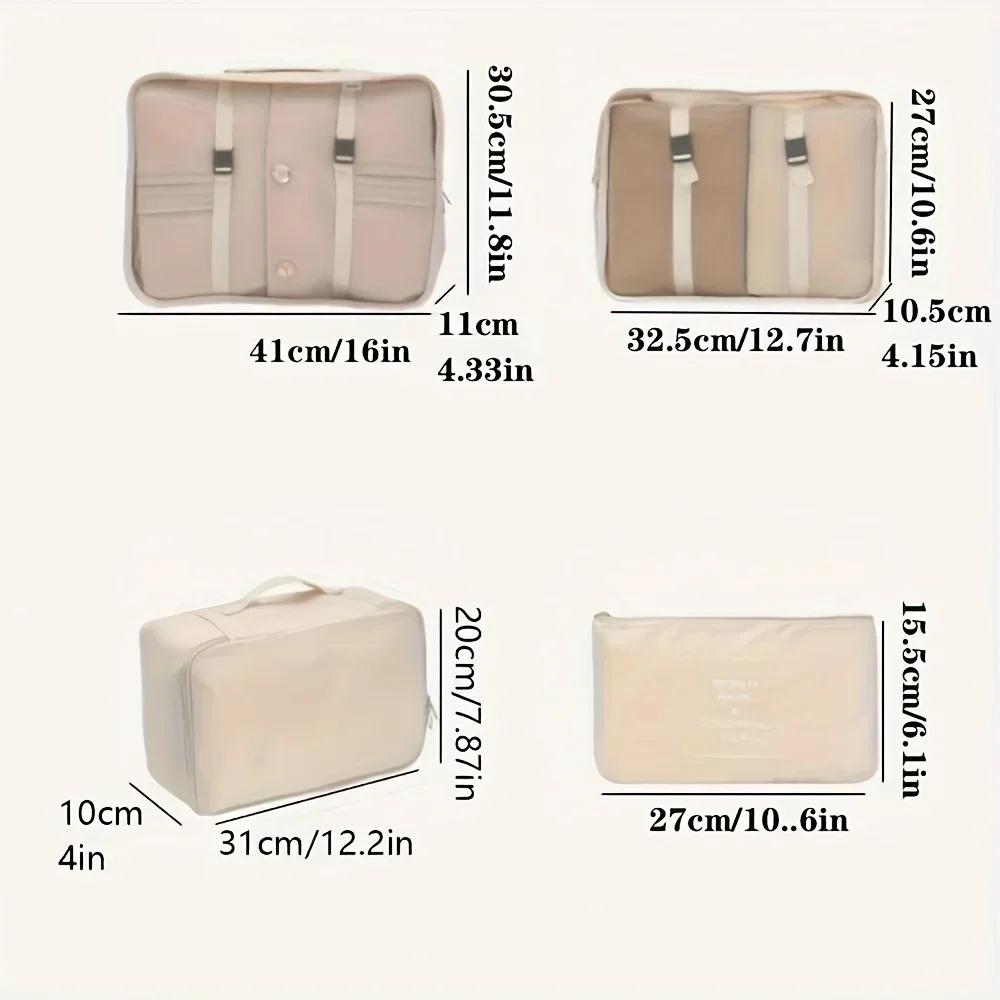 Travel Set Storage Bags Clothes Digital Toiletries Shoes Organizer bag Student Dormitories Clothing Sorting Bags Packing Cubes