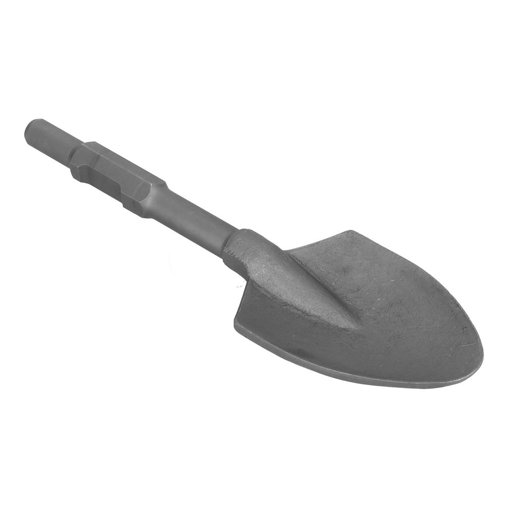 Clay Spade 45CR Steel Scoop Shovel Bit with 1?18in Shank Demolition Hammer Digging Tool