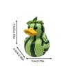 1PC New Whimsical Watermelon Duck Dragon Fruit Fruit Series Duck Statue Ornament Home Desktop Decoration