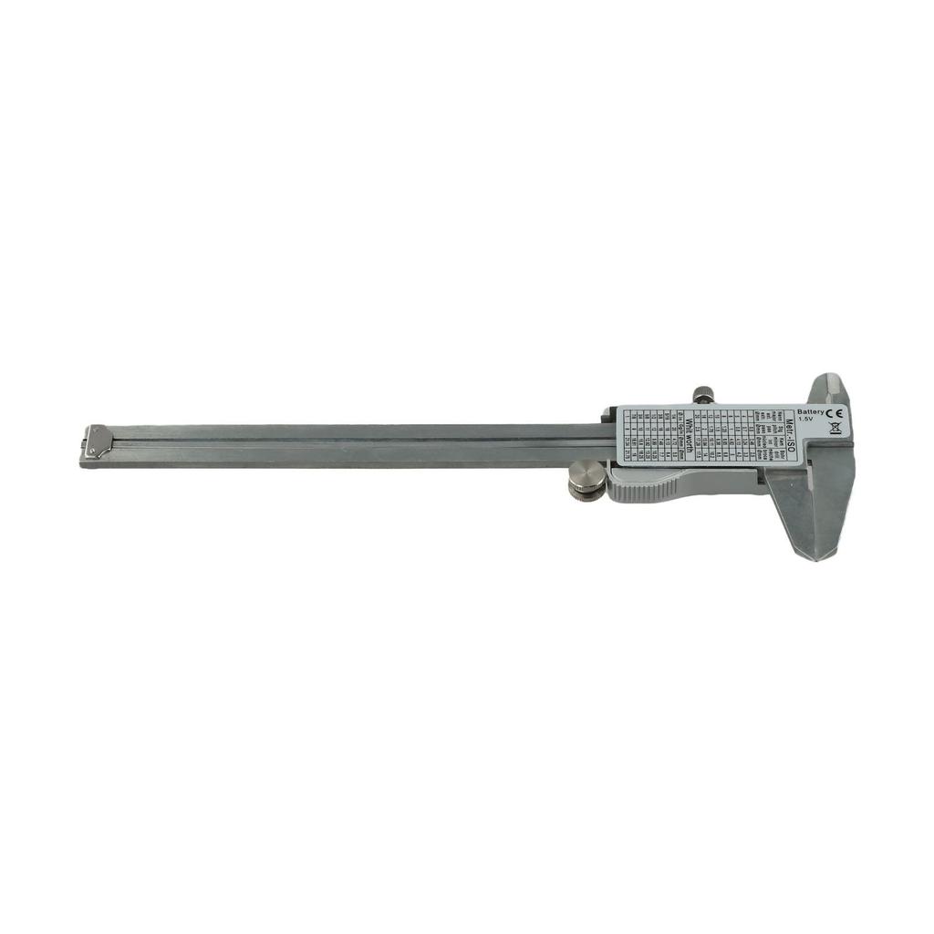 0 - 150 Mm Stainless Steel Digital Vernier Caliper 1 X Button Cell 1.55V
