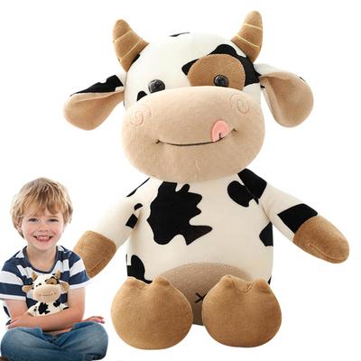 Creative Little Cow Series Plush Toys Cartoon Stuffed Animal Soft Cute West Highland Calf Babys Appease Doll Pendat for Kid Gift