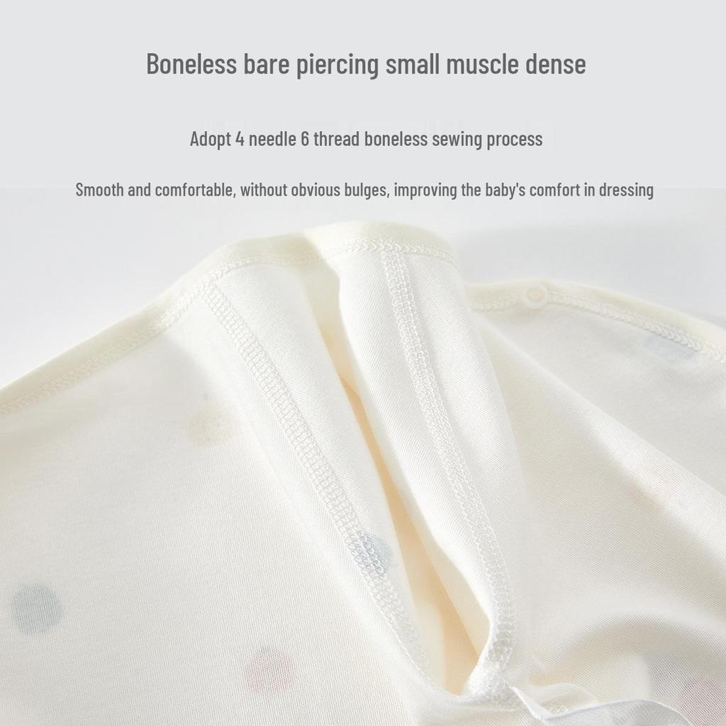 Newborn Pure Cotton Jumpsuit: All-Season Butterfly Romper for 0-6 Months