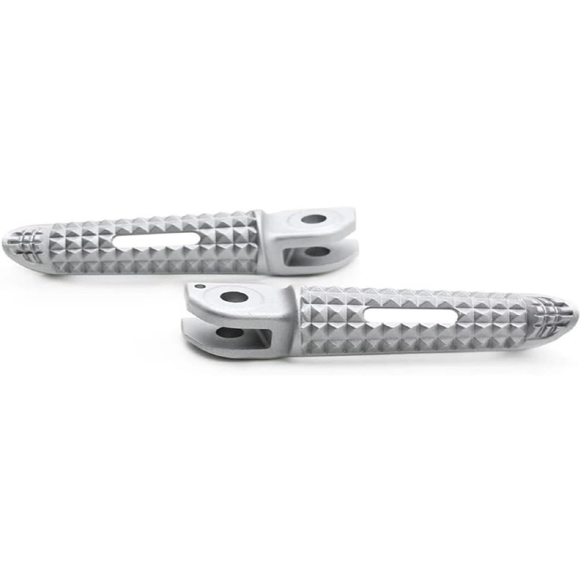 

Motorcycle Pedals For Trident660 Daytona660 For Tiger Sport 660 2021-2025 For Speed Twin1200 Motorcycle Accessories Aluminum Front Rear Front Silver