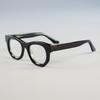 New Thick Frame Retro Acetate Optical Glasses Frame Thickened Small Round Frame Precision Man Myopia Anti Blue Light Eyewear