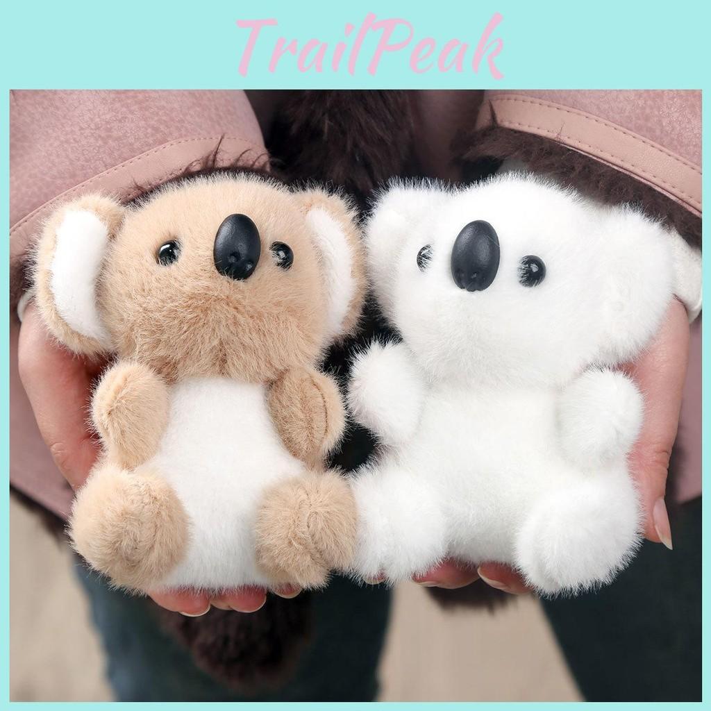 Animal Sitting Koala Plush Keychain Kids Girls Soft Cotton Filling Bag Accessory