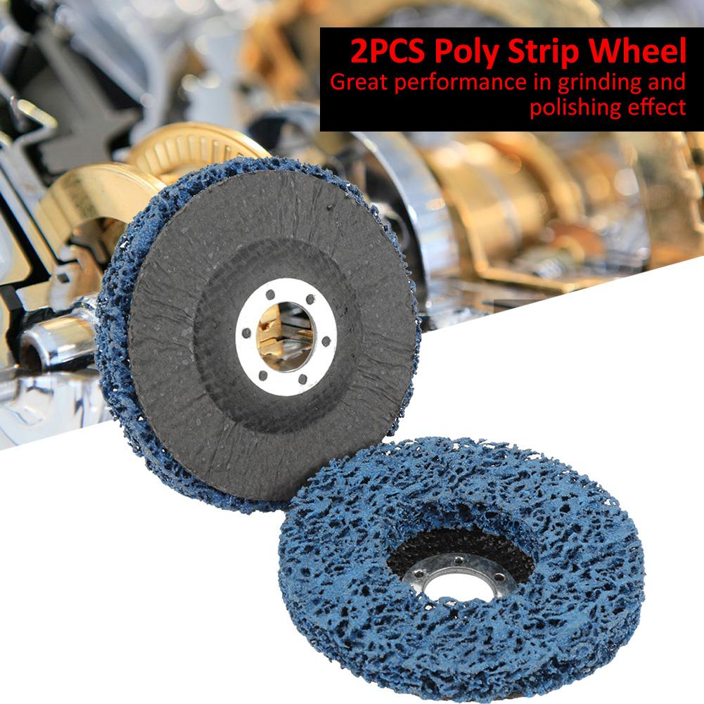 

2 шт. 115 мм Синий полировальный диск для снятия краски и ржавчины для угловых шлифмашин