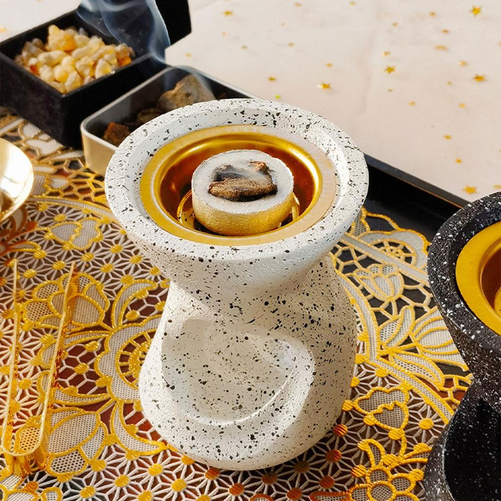 Handheld Cave Shape Incenses Burners Resin Incenses Holder Middle Eastern Styles Aromatherapies Burners for Meditations