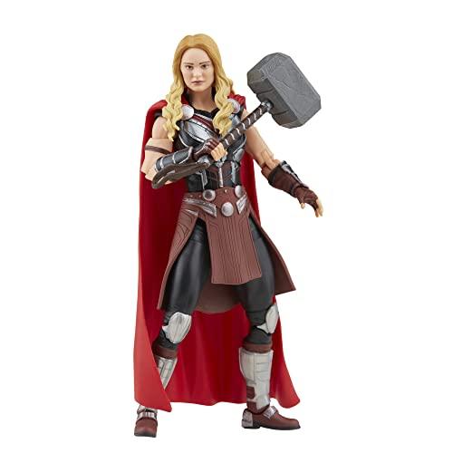 Hasbro Marvel Legends Series Thor: Love and Thunder Mighty Thor F1060 Authentic 6-inch (15cm) Action Figure with 4 Accessories and Build-a-Figure Part