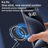 Vacuum Suction Cup Car Phone Holder 360° Rotation Strong Magnetic Foldable Stand For Iphone 12-16 Pro