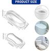 Durable Silicone Toilet Seat Bumper Shockproof Toilet Seat Lid Pads Bathroom Replacement Parts Strong Adhesive Toilet Accessorie