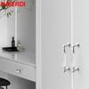 NAIERDI Luxury Diamond Crystal Handles Cabinet Handles Closet Door Drawer Knobs Wardrobe Single Hole Furniture Handle