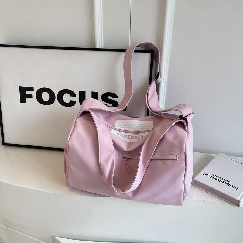 High-value casual large-capacity gym bag, Korean version of wet and dry separation travel bag, one-shoulder crossbody sports bag, yoga bag