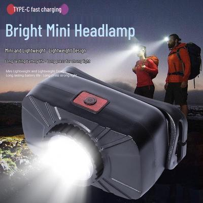 Ultra-Bright Rechargeable Dual-Light LED Headlamp for Night Fishing with Long Battery Life