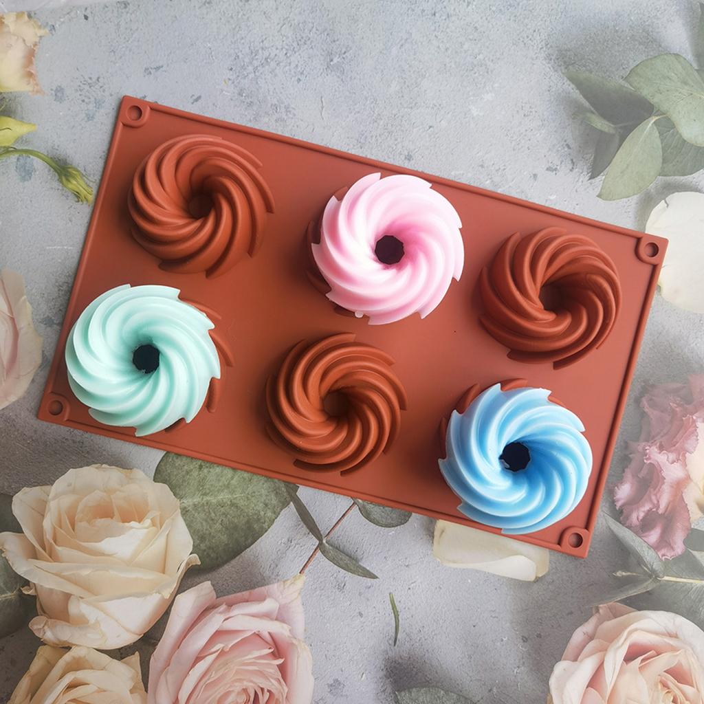 Mousse Mould Silicone Cake Molds Spiral Shaped Perfect Gift for DIY Baking Lover
