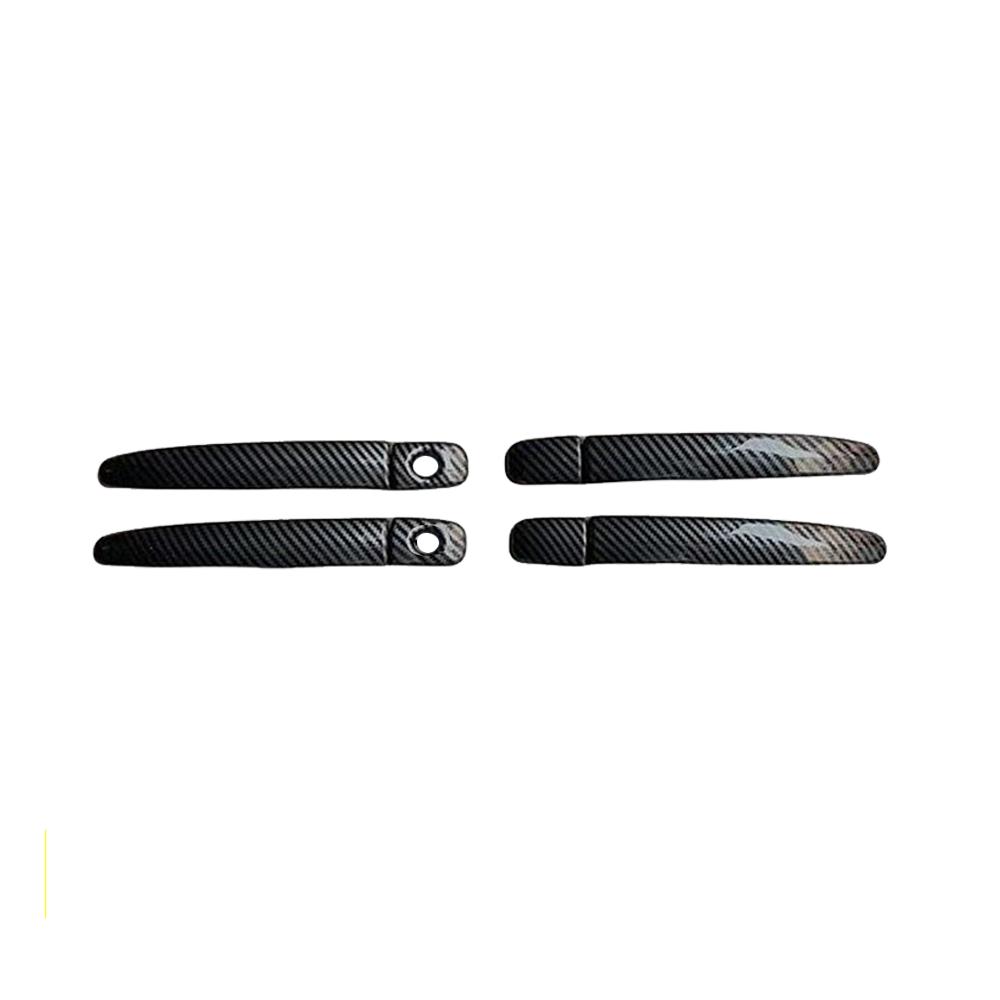 Car Chrome Door for Chevrolet Lacetti Daewoo Optra Viva 2007~2013 Handle Cover Carbon Fiber Trim Catch Cap Stickers Accessories
