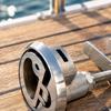 KeyOperated Deck Latch with Builtin Handle Resistant Round Faceplate Boat Lock Keys Keyed