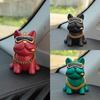 Personalitate anime Bulldog Decor interior mașină Trend Ochelari de soare Bulldog Auto Center Console Ornamente pentru accesorii auto