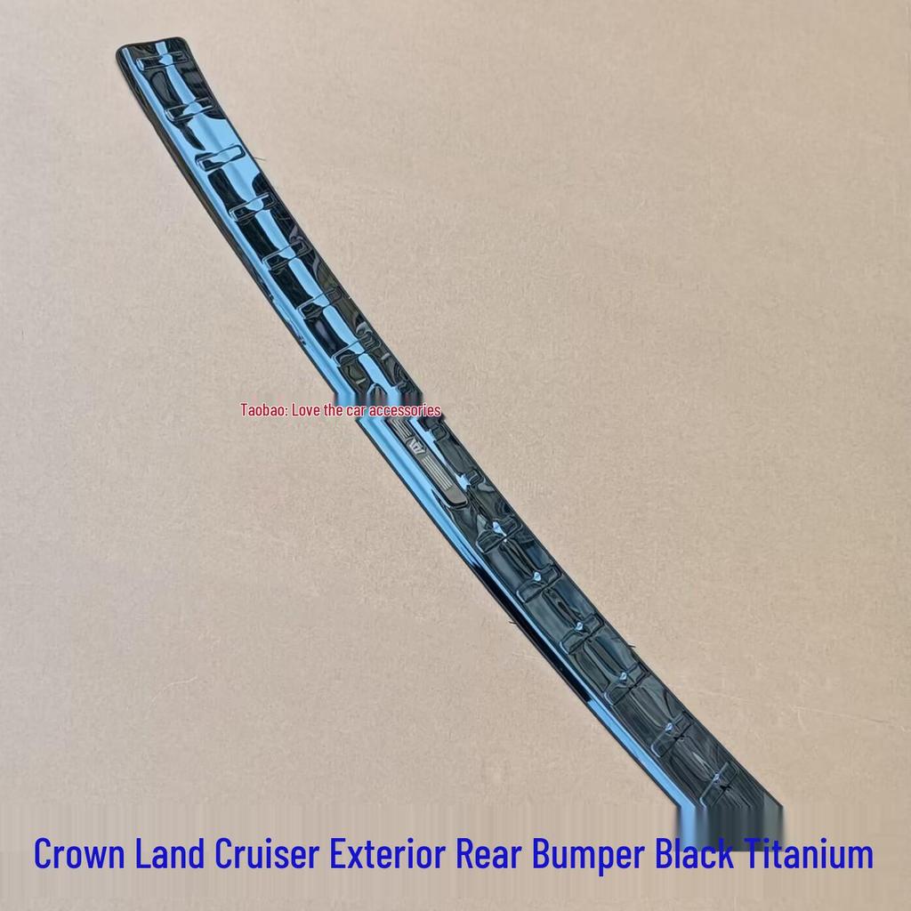 Rear Bumper Guard & Step for 2022-2024 Highlander, Crown Lu Fang Stainless Steel Trunk Protector