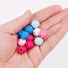 14mm Large Hole Wooden Beads, Round, Threaded, Loose, Handmade DIY Jewelry Accessories