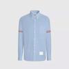 TB shirt unisex TB loose casual Oxford spinning couple simple trendy brand color stripe woven white shirt