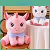 Unicorn Plush Toy Animal Stuffed Doll With Pp Cotton For Gift And Collecting