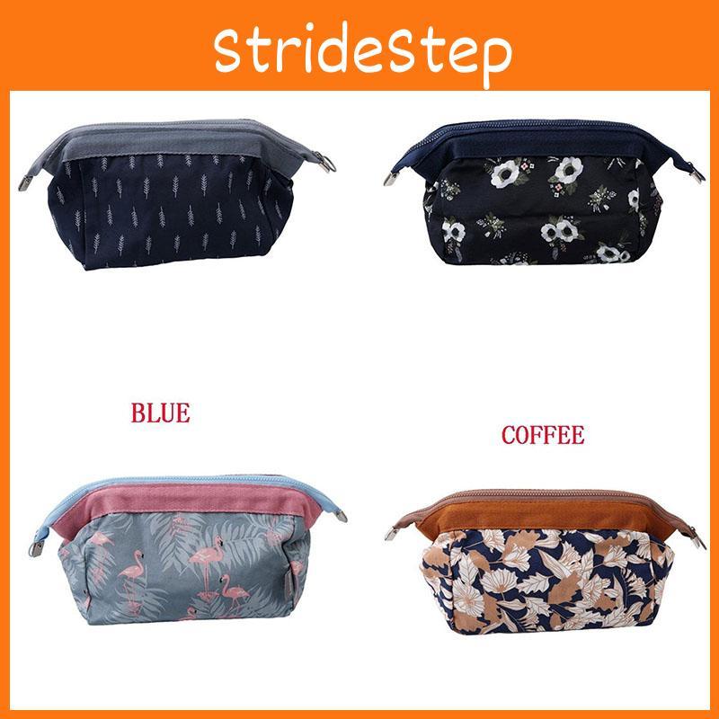 Premium Quality Multifunctional Flamingo Print Cosmetic Storage Bag With Waterproof Zipper