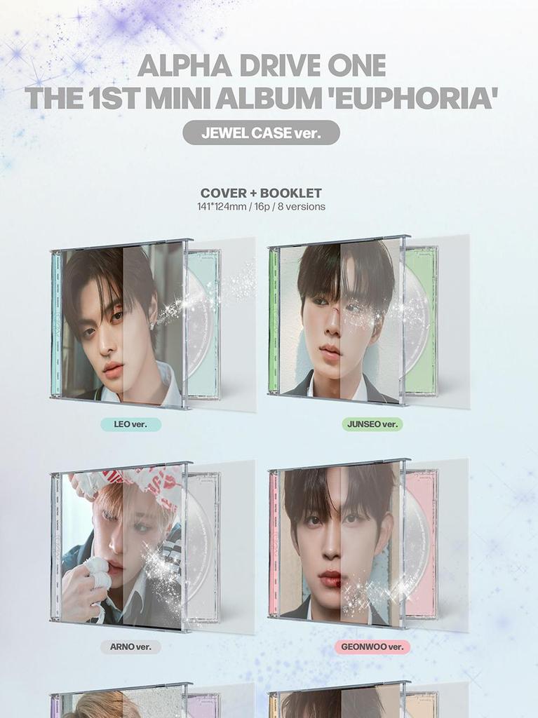 ALPHA DRIVE ONE DAS 1. MINI-ALBUM - EUPHORIA (JEWEL CASE ver.)