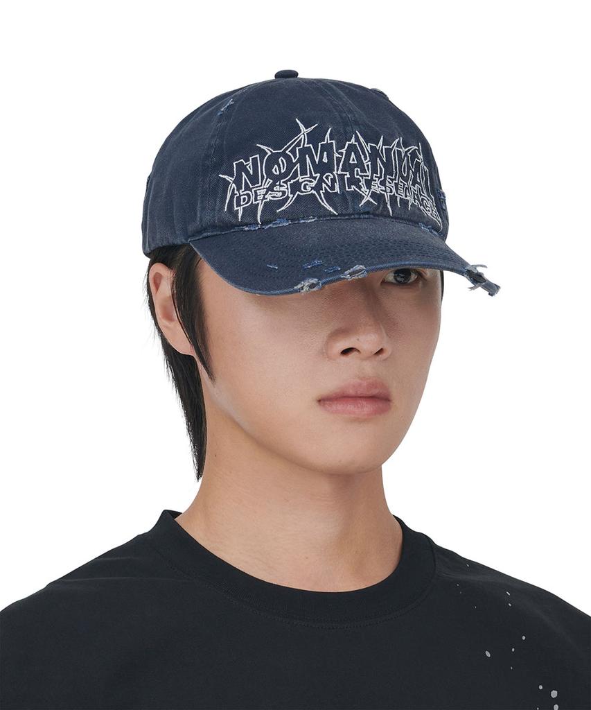 Nomaenyueol Slash Ball Cap - Washed Navy