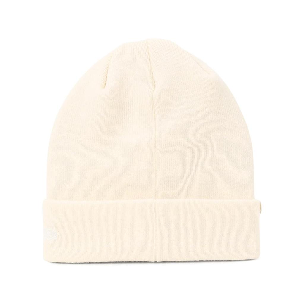 New Era MLB Knit Tonal NY Free Basic Cuff Neyyan Owhi Cap, Color, Off-White, Knit,