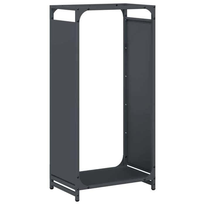 VidaXL Portant de bois chauffage anthracite 44x28x90 cm, support à bûches de cheminée, support à bûches, support à bûches 864209
