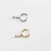 ANDYWEN 925 Sterling Silver Gold  CZ Piercing Huggies Clips Pendientes Drop Earring 2023 Fine Jewelry Gift