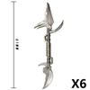 MOC Medieval Building Block Soldier Figure Weapon Accessories Battle Axe Bow Arrow Sword Sheath Shield Assembly Puzzle Brick Toy