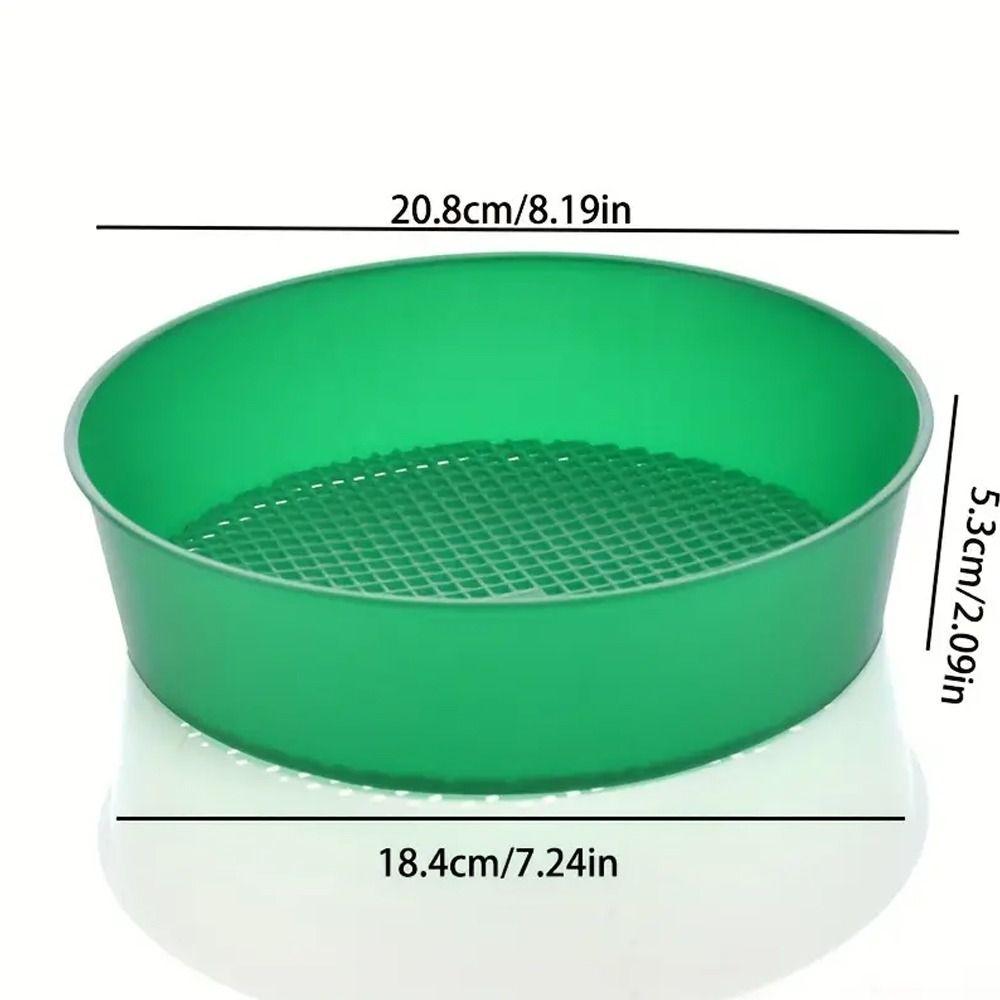 Plastic Soil Sieve Green Rock Sifter Gardening Tool Garden Sieve Home Planting