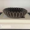 Durable Resin Decorative Bowl Living Room Modeling Coffee Table Bookshelf Decors Fruit Bowl Fluted Ruffle